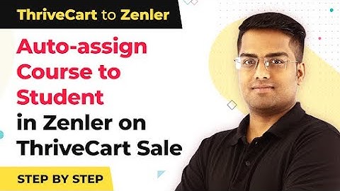 Instantly Assign Course to Student in Zenler on ThriveCart Sale (Old)