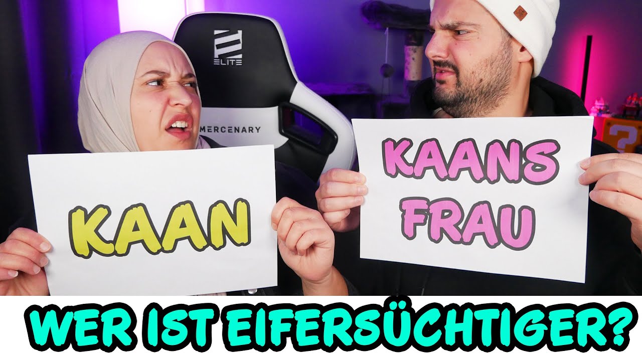 BEZIEHUNGSTEST MIT MEINER FRAU! Wer würde eher...Challenge mit Kaan & seiner Frau!