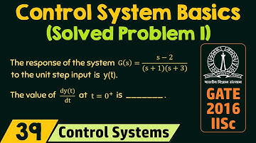 Basics of Control Systems (Solved Problem 1)