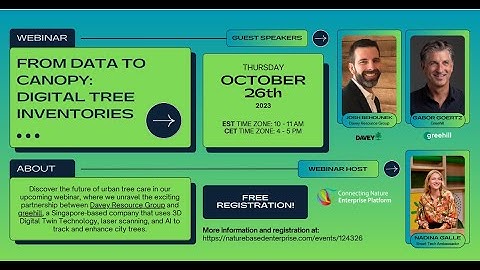 Urban Forestry & Smart Tech: From Digital to Smart Tree Inventories