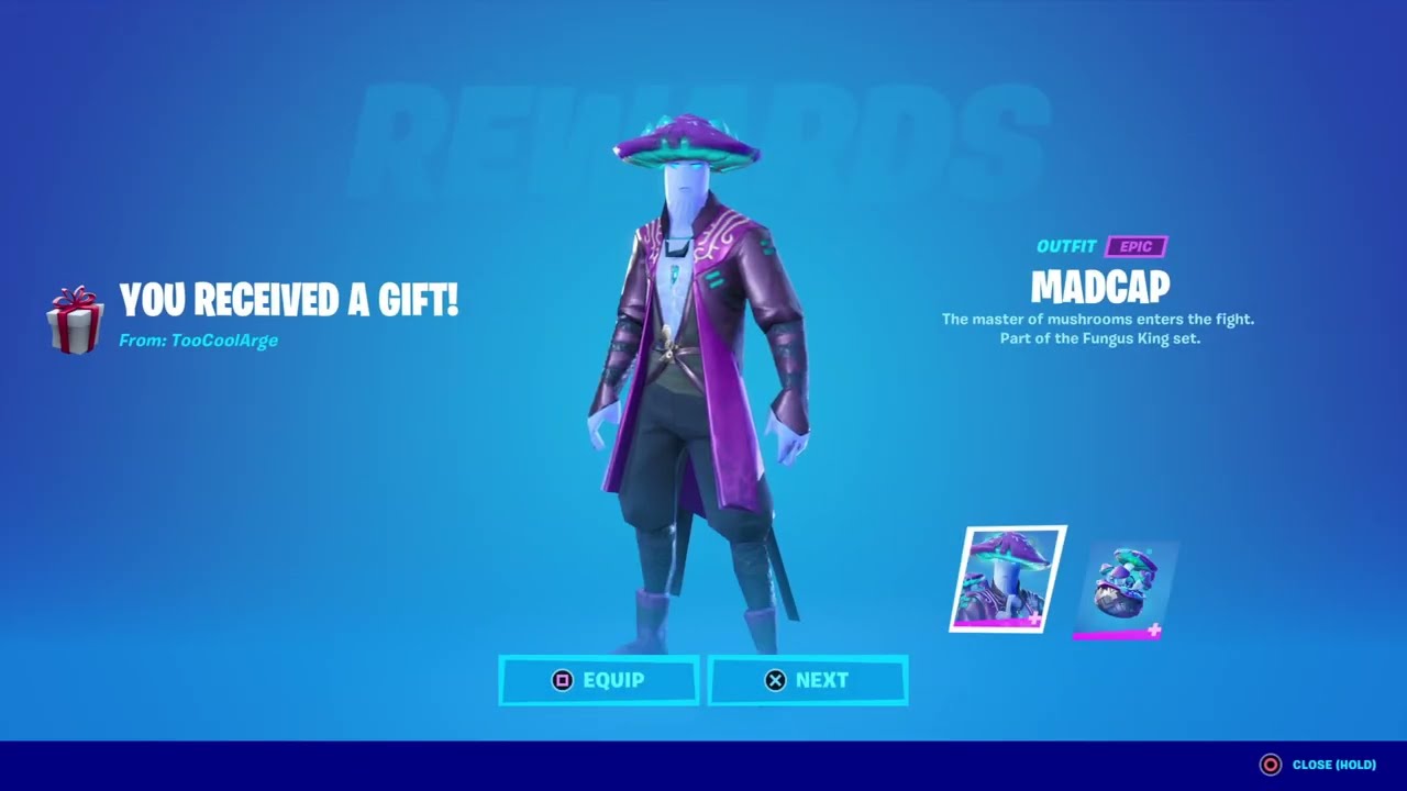 GETTING THE MADCAP SKIN SET IN FORTNITE