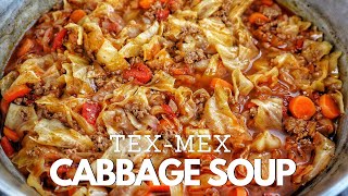 Make Cabbage Soup Taste AMAZING with this Secret TexMex Twist!