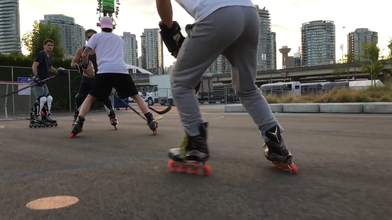Roller Hockey Concord Community Park in Vancouver BC YouTube