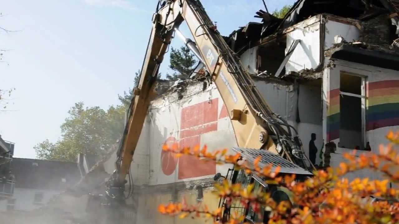 Abbruch der Regenbogenschule in Gelsenkirchen.10