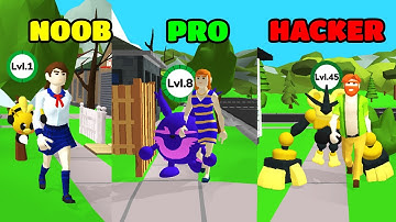 Monster Life Gameplay - NOOB vs PRO vs HACKER (iOS/Android)