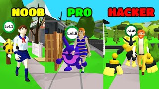 Monster Life Gameplay - NOOB vs PRO vs HACKER (iOS/Android) screenshot 3