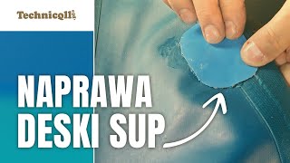 Jak naprawić uszkodzoną Deskę SUP? Klej do Pontonów i Desek SUP Łatka PVC Wzmocniona Tkaniną Jak naprawić uszkodzoną Deskę SUP? Klej do Pontonów i Desek SUP Łatka PVC Wzmocniona Tkaniną