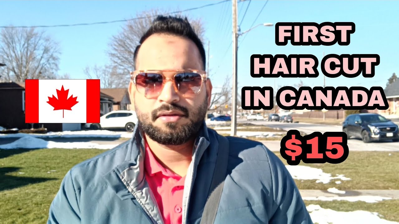 First Haircut In Canada Oshawa Durham College 🇨🇦 YouTube