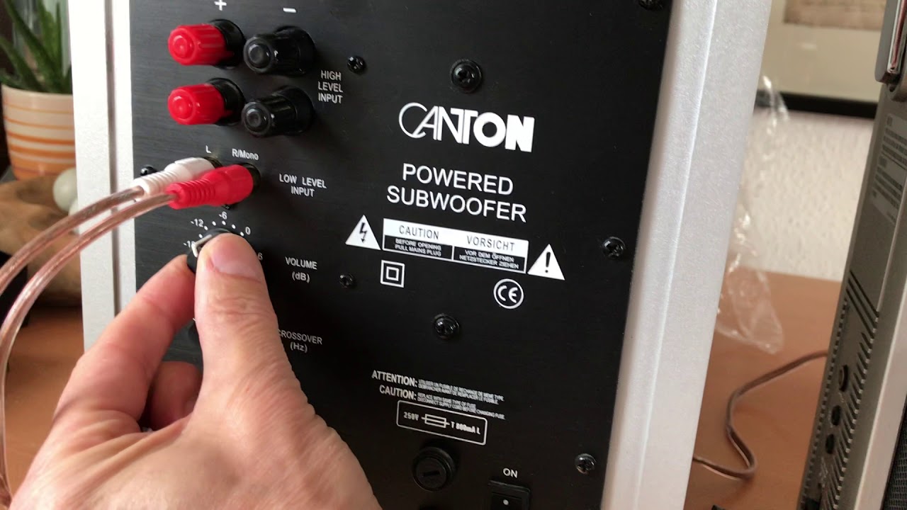 canton powered subwoofer