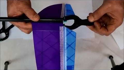 3D BanRC2 2m glider rudder & elevator step 3-3