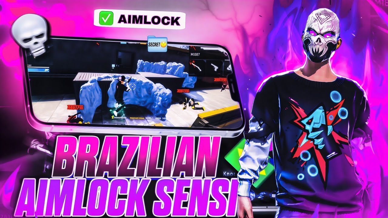 BRAZILIAN 🇧🇷🔥 AIMLOCK 🔐 SECRET SENSI 🤫 || BOOST ✅ YOUR GAMEPLAY 100X 💹🔥 || ALL DEVICE 💹📱 |@QUIRALIX 