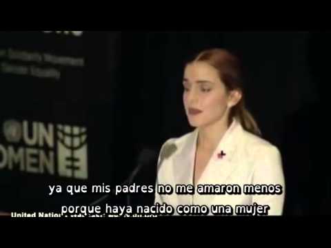 Emma Watson discurso HeForShe ONU - Subtitulado al español