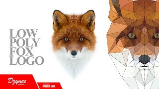 Illustrator Tutorials | Low Poly Fox Logo