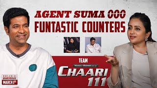 Anchor Suma Hilarious Interview With #Chaari111 Team | Vennela Kishore | Manastars