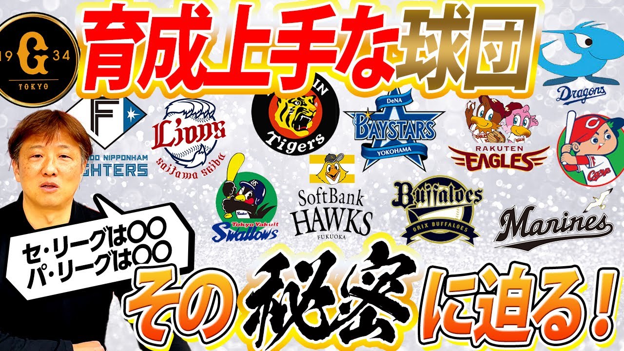 【育成で差が出る秘密をこっそり教えます】プロ野球！選手を育てるのが上手い球団は〇〇が違う！