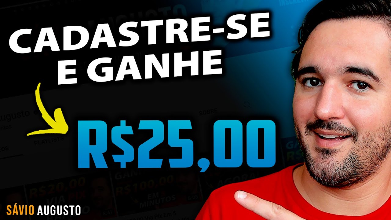 Ganhe R$25,00 Só Por Se Cadastrar – App Pagando No Cadastro [Baixe o App e Ganhe]