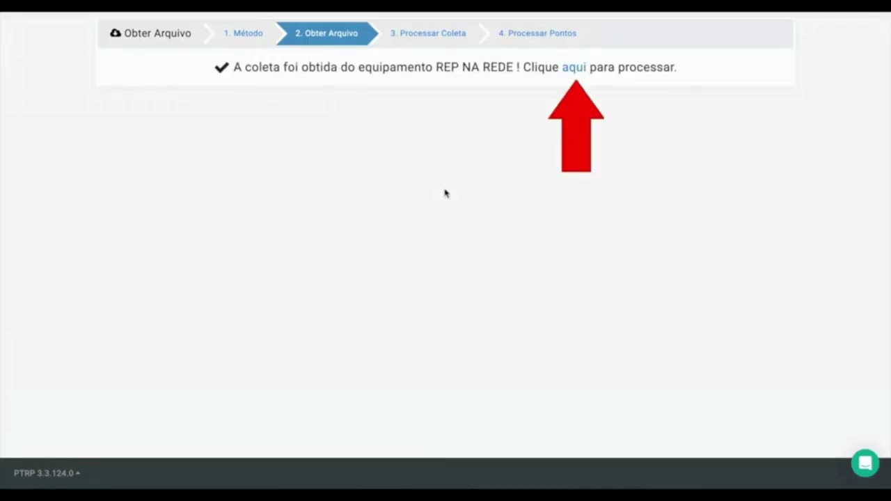 Como coletar os pontos via rede