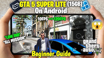 GTA 5 Super Lite (15GB) On Android | Winlator Full Setup & Smooth Gameplay Tutorial