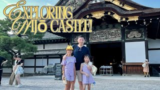 Exploring Nijō Castle | Kyoto Japan Family Vlog & Koi Feeding Experience!🇯🇵🏯