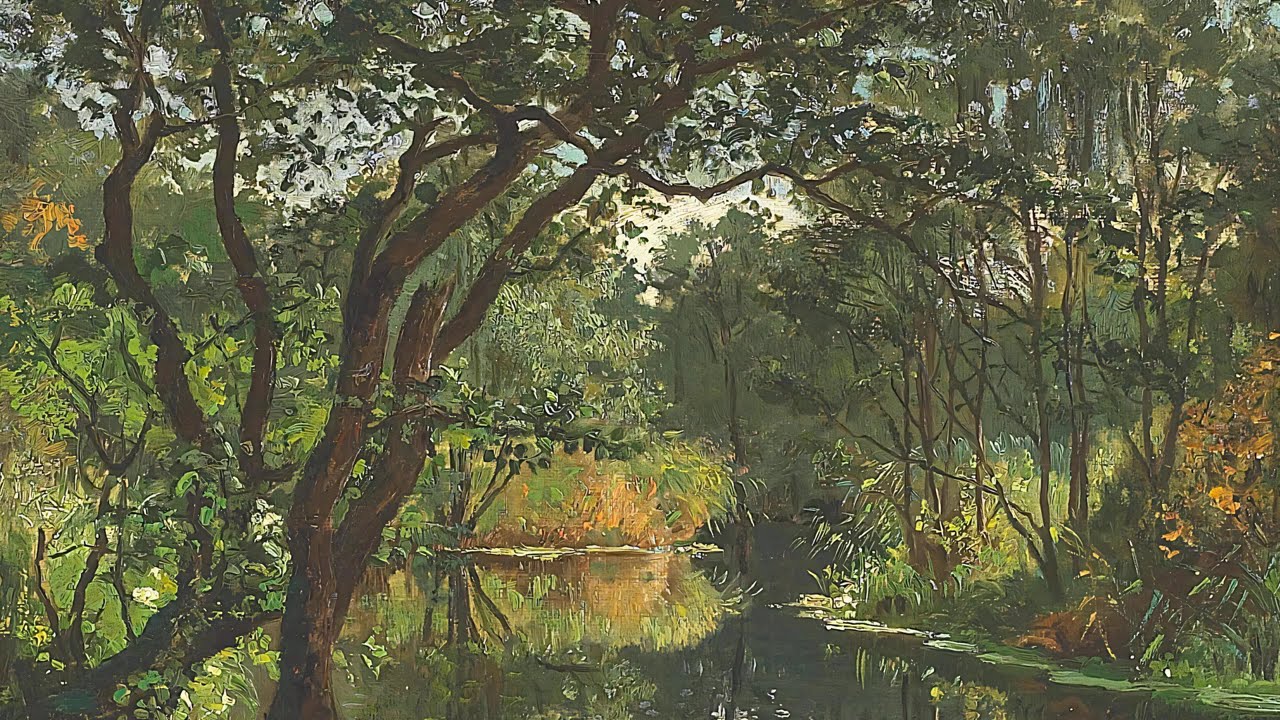 Love Green - Forest Vintage Paintings