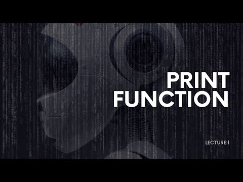 Mastering Coding Basics: Introduction to the Print Function | Coding Series Lecture 1