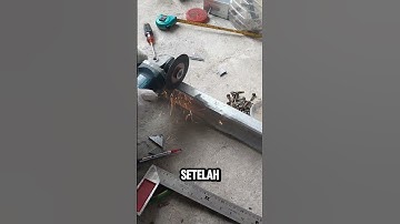 Cara Membuat Segitiga Siku dari Baja Ringan Profil C (Praktis & Kuat)#fyp #viral #shorts