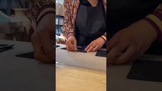 Make A Passport Wallet With Us #shorts #passport #leather #makewithme #howto #howtomake #handmade
