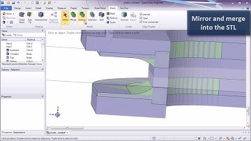 SpaceClaim: Optimizing .STL Files