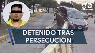 Detienen a ladrón de reloj de lujo tras persecución en Santa Catarina