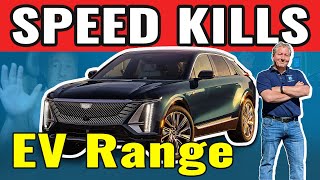 Cadillac LYRIQ Range Test Comparison: 70 MPH vs 80 MPH