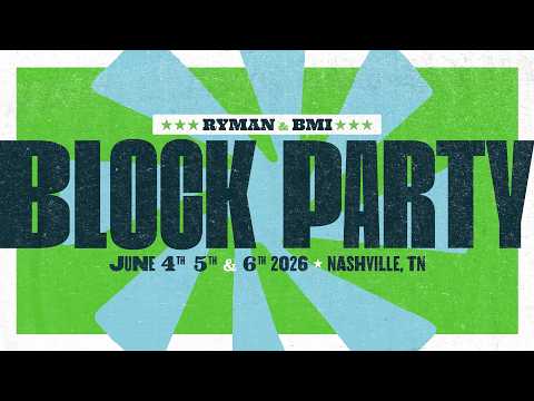 Highlights from the 2026 Ryman &amp; BMI Block Party