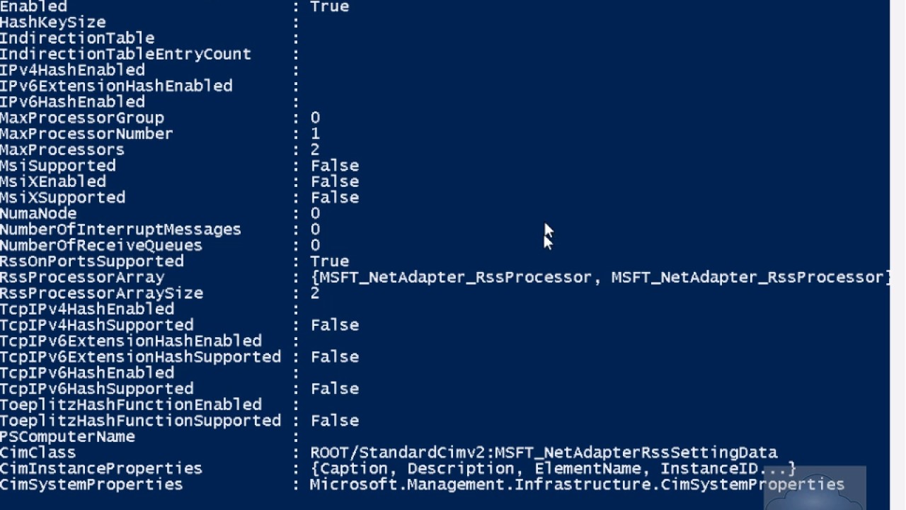 20740 Demo22 Verifying A Network Adapters RSS and RDMA Capability YouTube