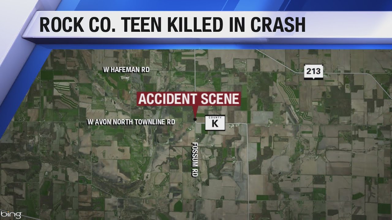 Orfordville teen killed in Rock Co. crash Thursday afternoon YouTube