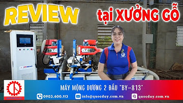 Review Máy Đánh Mộng Dương CNC 2 Đầu BY 813: Công Nghệ Đánh Mộng Cực Tối Ưu Cho Xưởng Gỗ