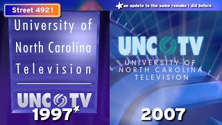 UNC-TV (1997, 2007) logo remakes