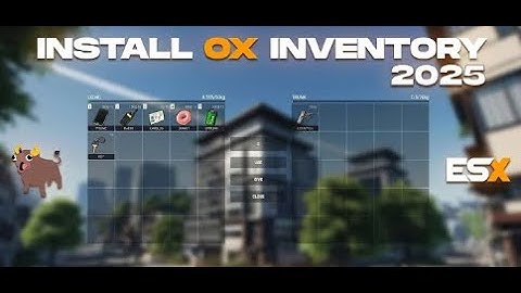 How to Install Ox Inventory in ESX Base Server [2025]