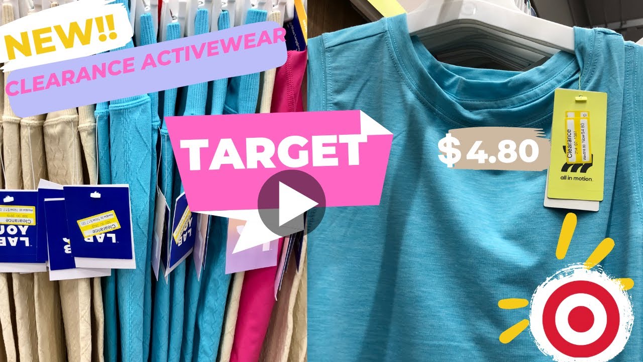 TARGET CLEARANCE SHOPPING ACTIVEWEAR YouTube