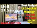 Dell 21.5-inch E2218HN Best budget LED Backlit Monitor Full HD, TN Panel with HDMI- Full Unboxing