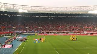 2023 Football Sweden National Anthem in Vienna/サッカー スウェーデン代表 国歌斉唱＠ウィーン