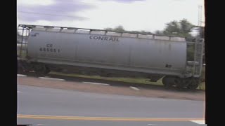 UPDATED: Runaway Freight Car, Olyphant, PA, August 20, 1992. (VHS) HQ Version