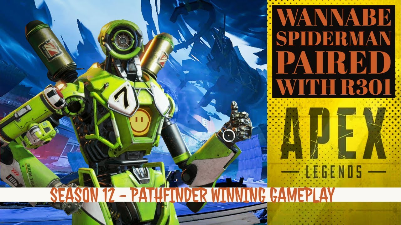 Apex Legends, S 12 - Pathfinder Winning Gameplay (ft. R301) - YouTube