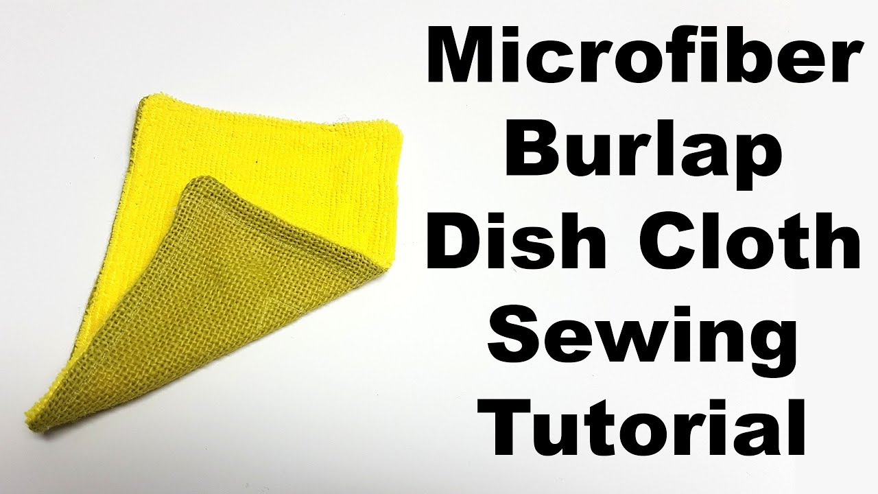 Home made Scrubbie dishclothes sewing tutorial