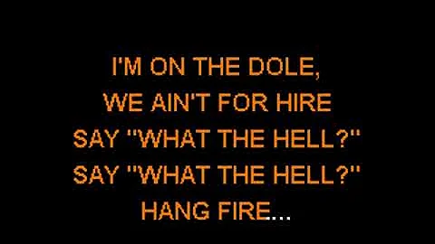 Rolling Stones - Hang Fire (Karaoke)