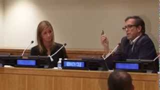 NEXUS at UN 2013 - Amanda Cole interviews her father, Kenneth Cole