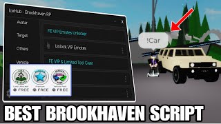 Brookhaven Script Ice Hub Unlock Premium Gamepass | ROBLOX SCRIPT