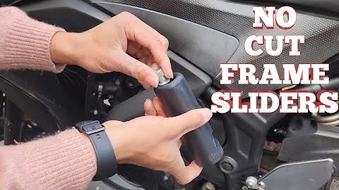 How to Install Shogun No Cut Frame Sliders on Yamaha R3