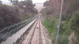 Funicular Vallvidrera - Barcelona - Descenso completo / full descent