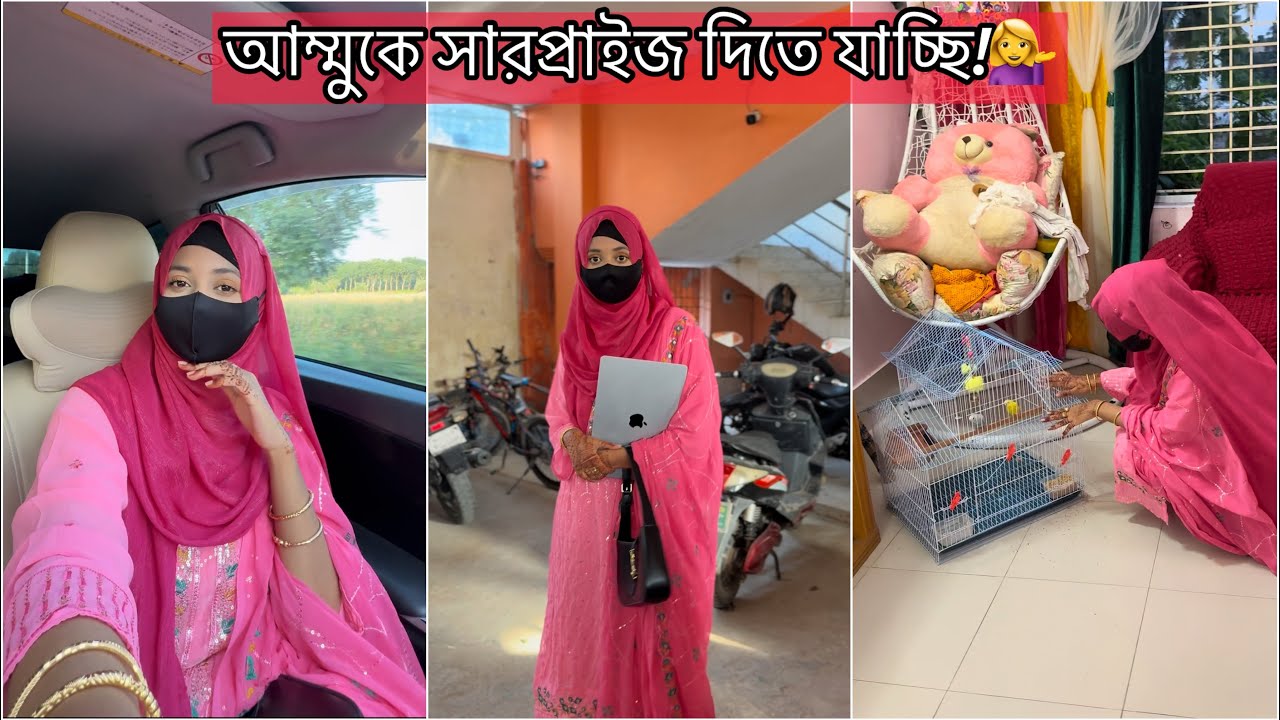 আম্মুকে সারপ্রাইজ দিতে বাপের বাড়িতে যাচ্ছি!💁‍♀️