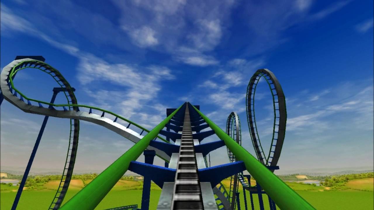 RCT3 - Kurunova [Floorless Twister Coaster] - YouTube