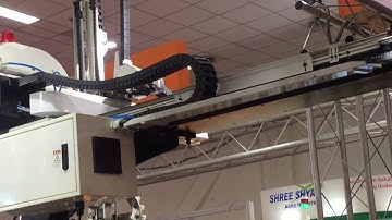 VIBOT two axis robot take product & stacking 微柏二轴机械手取产品并堆叠